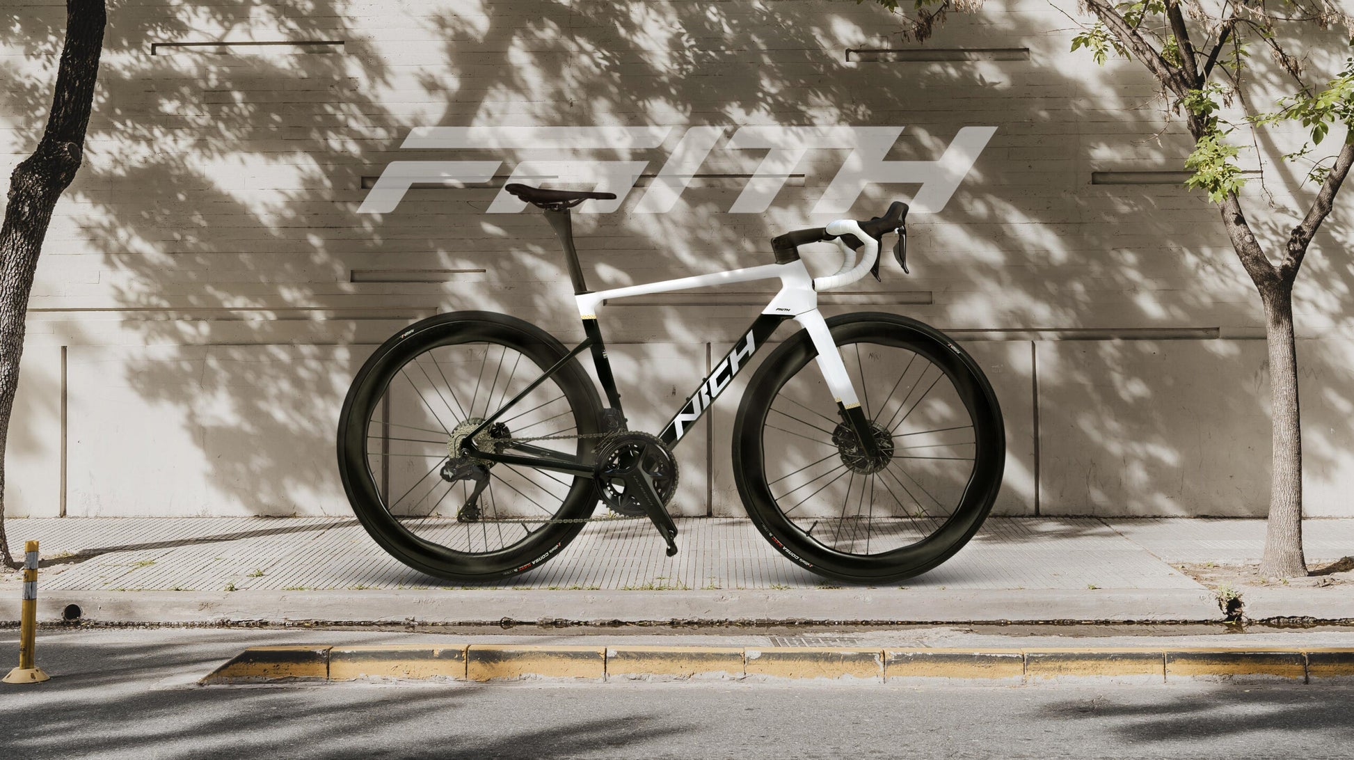Nich Faith carbon road bike side profile